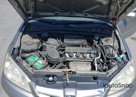 2004 Honda Civic Ex from USA, damaged, VIN JHMES26744S002276